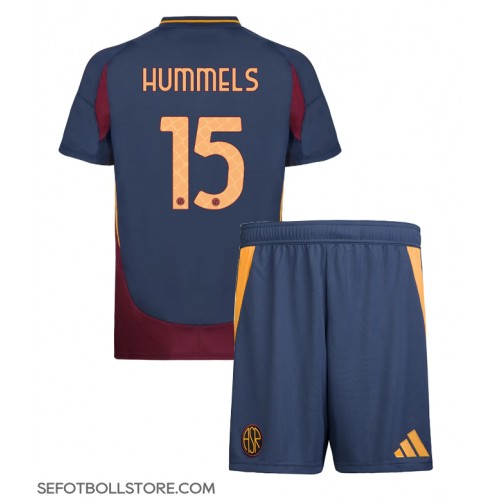 AS Roma Mats Hummels #15 Replika babykläder Tredjeställ Barn 2024-25 Kortärmad (+ korta byxor)